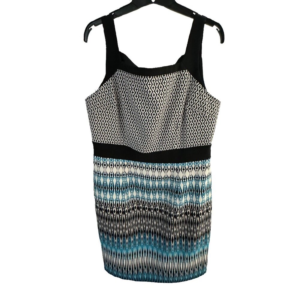 London Times Petites Sleeveless Dress Size 14P EUC